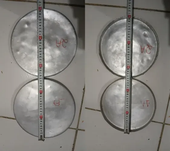Lote 12 Formas de Pizza Alumínio (25 e 30cm) R$10 cada