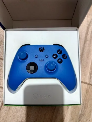 Controle Xbox Series X/S Original Shock Blue - Na Caixa Impecável