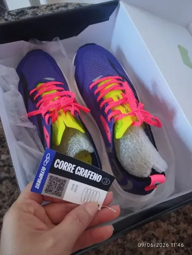 Sapato de CORRIDA - Olympikus Grafeno Corre 3 (placa de carbono) NOVO, N° 37 ( UNISSEX)