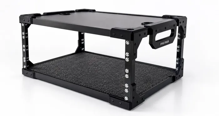 Frame case rack padrão 19 para periféricos de áudio ProRigs 4U340