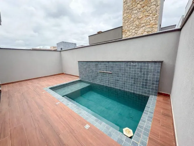 Casa com 2 dormitórios à venda, 128 m² por R$ 950.000,00 - Condomínio Residencial Agapé -