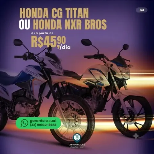TaNaEscuta Aluguel de Moto em JF