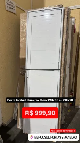 Porta Lambril de Alumínio Completa - O melhor Preço esta Aqui