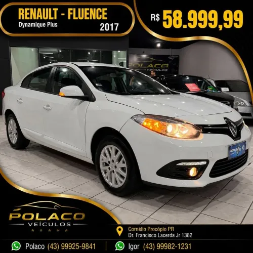 Renault Fluence Sed. Dyn. Plus 2.0 16V Flex Aut. 2017