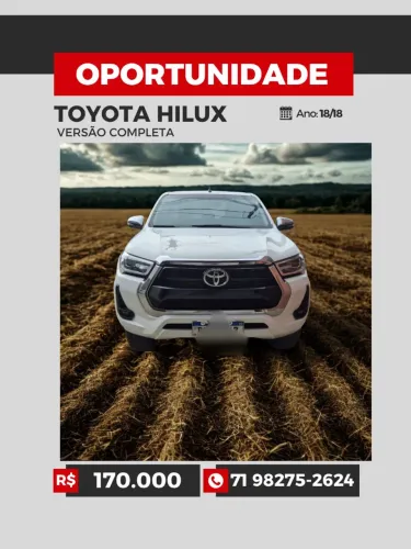 Toyota Hilux CD SRV 4X4 2.8 TDI Diesel Aut. 2018