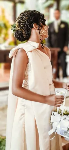 Vestido Dama de honra / Florista com Sapatilha
