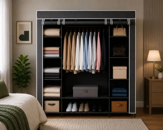 Guarda Roupa Casal Portátil Pronta entrega, últimas unidades!