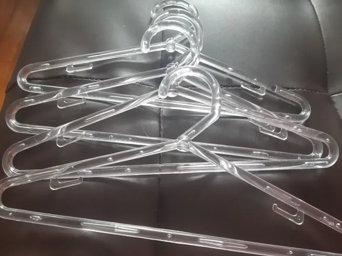 41 Cabides infantis de acrílico transparente 