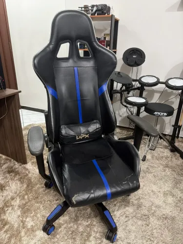 Cadeira Gamer Azul Racer