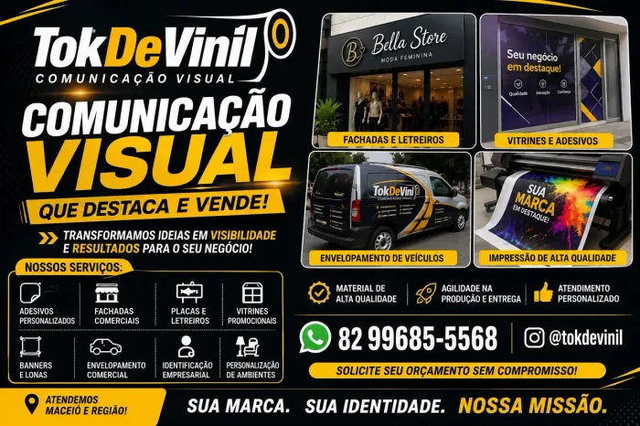Comunicação visual TokDeVinil 