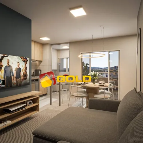 Apartamento para Venda em Uberlândia, Morumbi, 2 dormitórios, 1 suíte, 2 banheiros, 1 vaga