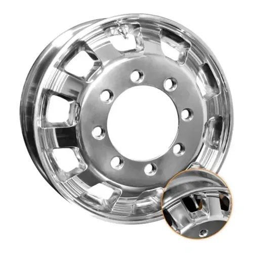 Roda de Alumínio Ford F4000 17,5 x 6 (8 furos) Alto Brilho