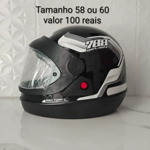 Capacete novo na caixa tam 56/58/60 ou 62