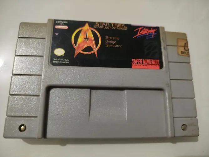 Star Trek Academy Starship Original Super Nintendo