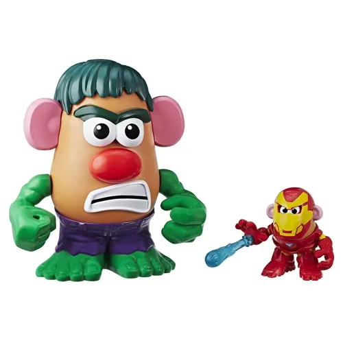 Sr Cabeça de Batata Hulk e Homem de Ferro Hasbro Bonecos Brinquedos