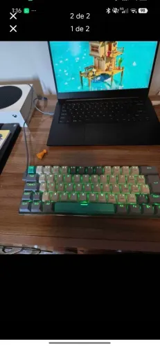 Teclado mecânico Machenike K-500 b61 mini Abnt2 português