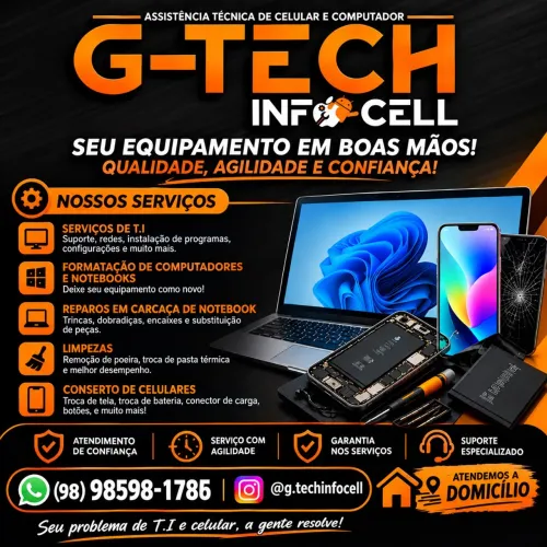 G-TECH INFOCELL - Assistência Técnica de Celular e Computador