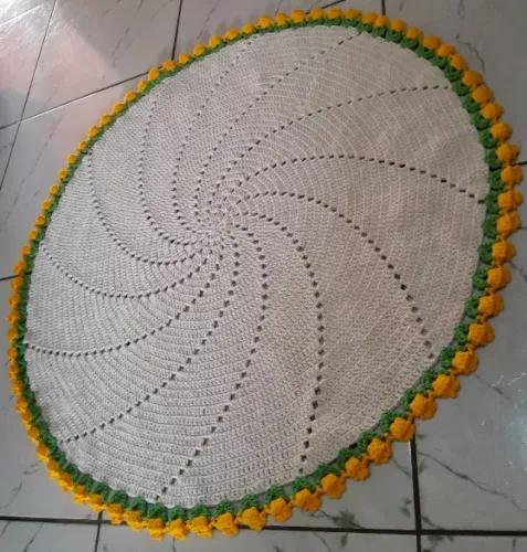 Tapete de crochê