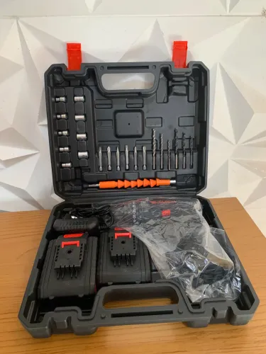 PARAFUSADEIRA/FURADEIRA SOARFLY 48V NOVA E LACRADA + KIT COMPLETO | 2 BATERIAS