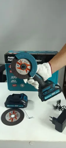lixadeira e Esmerilhadeira 21v compacto 2 bateria