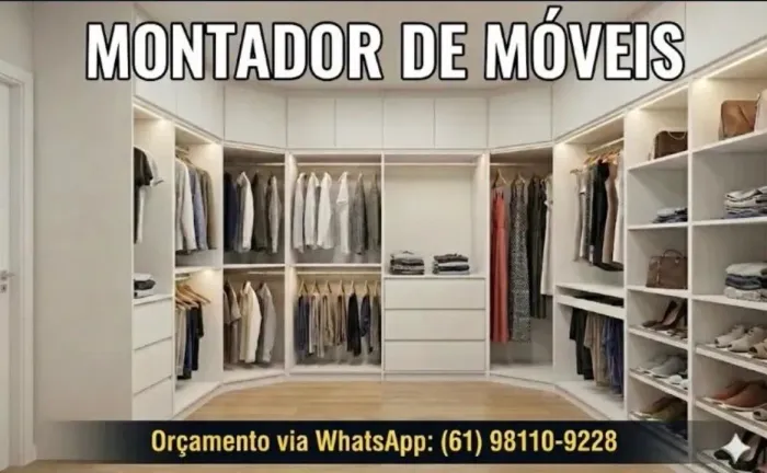Marceneiro /montador / Reparos de móveis 