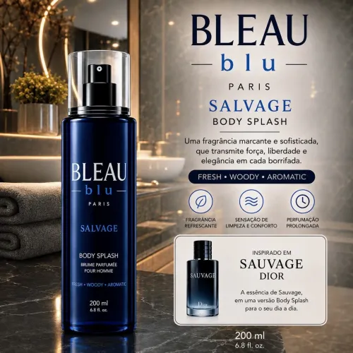 Body Splash inspirados no Salvage e Malbec 200ml