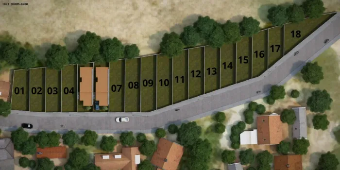 Terreno para Venda em Porto de Pedras, Centro
