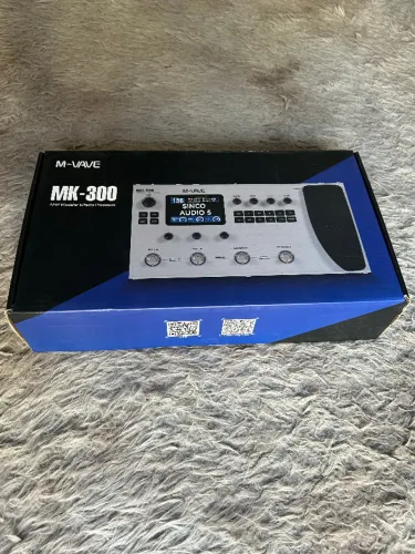 M-VAVE MK-300 Modelador de Amp e Efeitos para Guitarra/Baixo com Looper LACRADO SEM USO