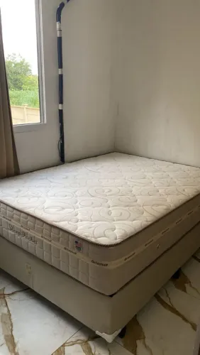 Cama casal box e colchão molas ensacadas 