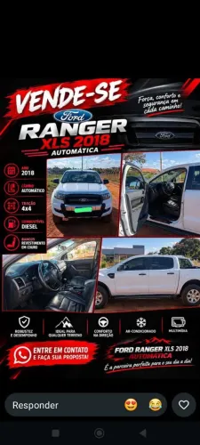 Ford Ranger XLS 2.2 4X4 CD Diesel Aut. 2018