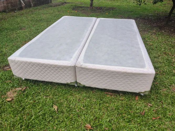 Com entrega base box Queen 
