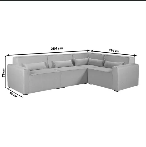 Sofá de canto modular