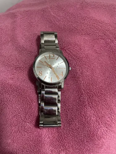 Relógio feminino lince de prata 