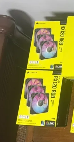 2 kits de 3 Fans Corsair iCUE Link RX120