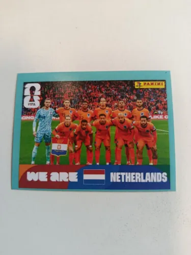 Figurinha Seleção Holanda