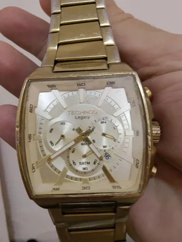RELÓGIO TECHNOS LEGACY ORIGINAL - DOURADO - MODELO JS25.AL