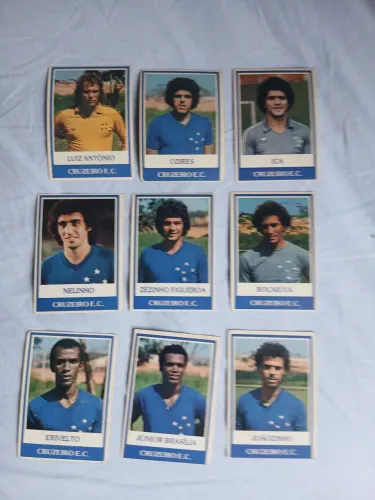 Lote de cards ping pong - Cruzeiro 