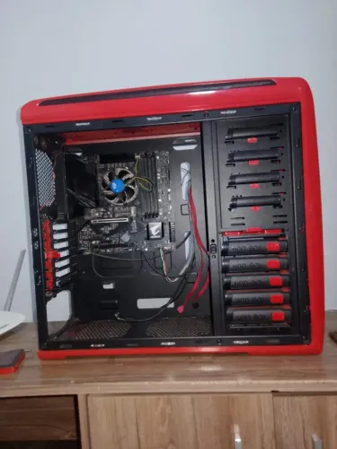 GABINETE SENTEY ARVINA VERMELHO 5 BAIAS