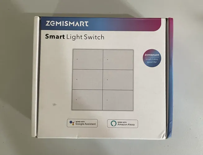 Interruptor Inteligente Zemismart 6 canais Tuya Zigbee
