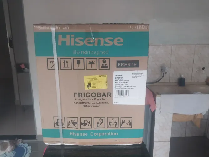 Frigobar hensense 45 litros
