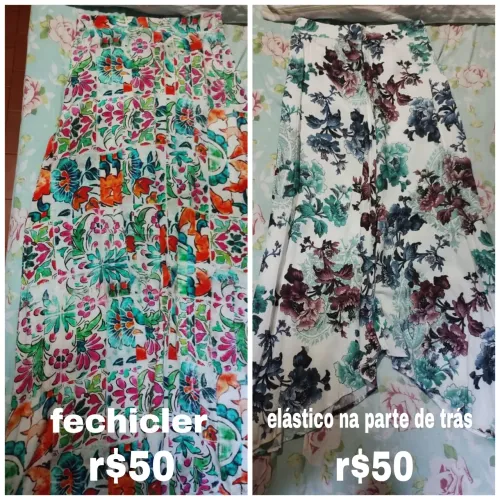 Saia longa marca c&a vestem 38 ao 40 seminovas r$50 cada uma