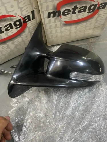 Par retrovisor metagal Indy com seta para Gol G2 G3 G4 4p m3