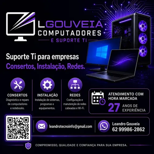 Suporte Ti Manutenção em Computadores e redes Empresa e residência atendimento rápido