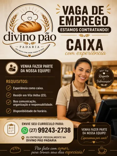Caixa para padaria 