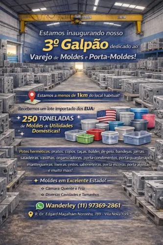 MOLDES INJEÇÃO PLASTICA - LINHA UTILIDADES DOMESTICA