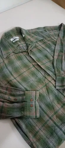 Camisa xadrez manga longa