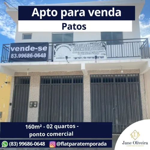 Apartamento + Ponto Comercial no Bivar Olinto - Patos - PB