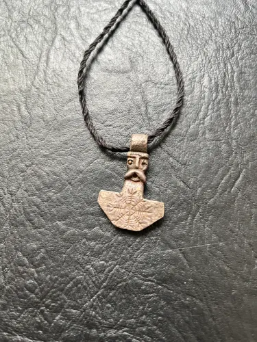 Corrente mjolnir de prata