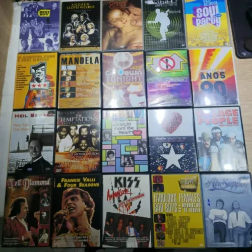 DVDs Musicais Internacionais Vol. 3 - de colecionador