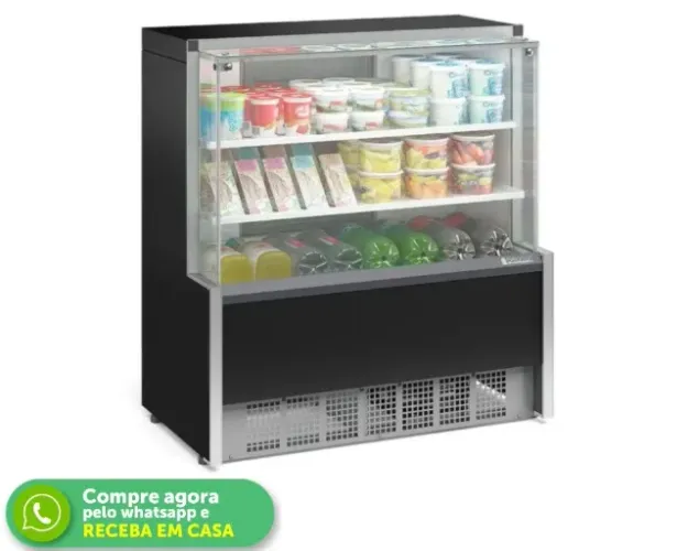 Balcão refrigerado 1,25m 2 placas Gelopar